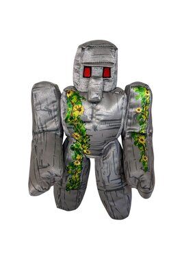 Minecraft Iron Golem Plush Mojang Toy Gray Vine Stuffed Figure Mattel 2024